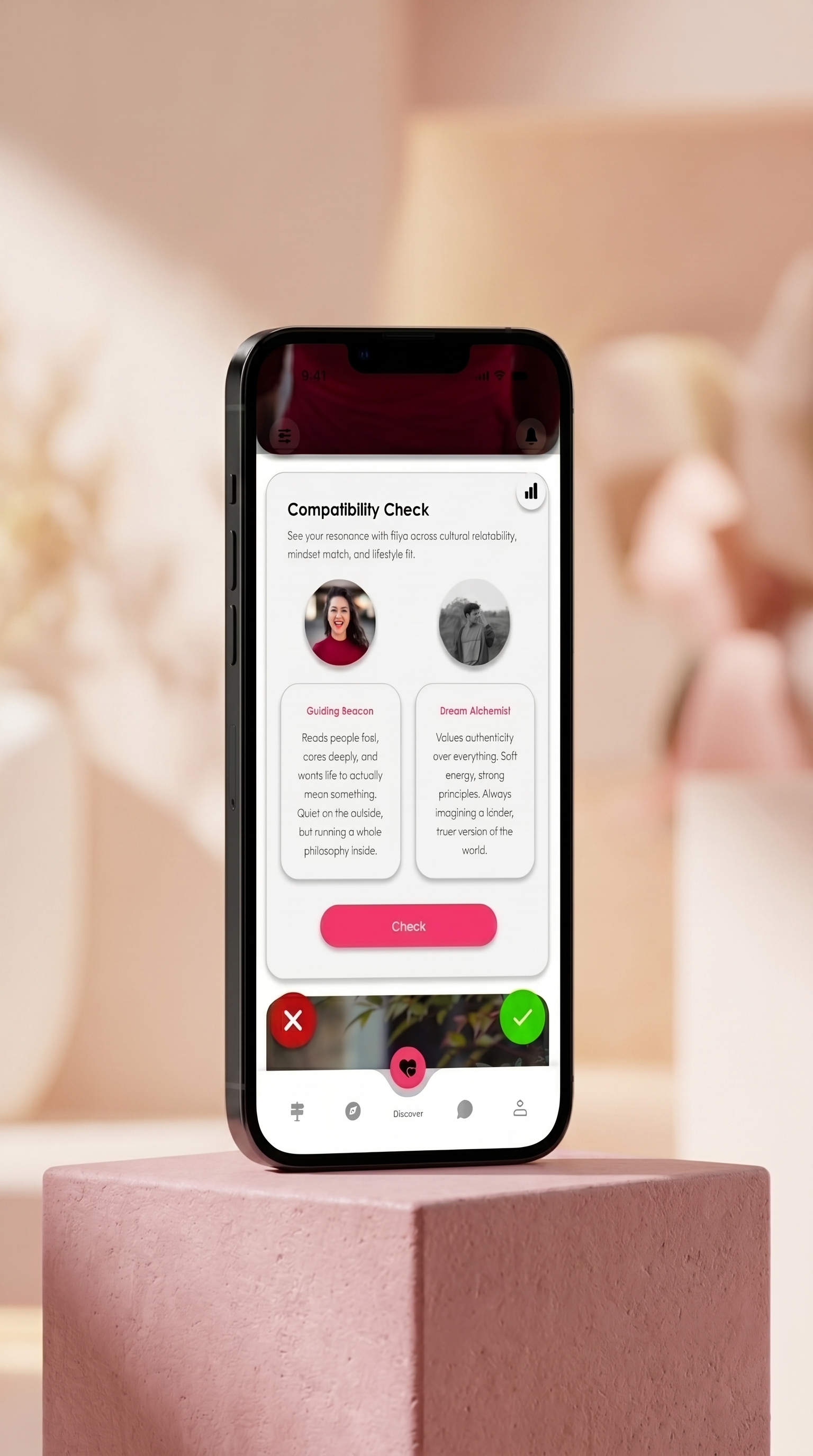 Vyybee Compatibility Check screen