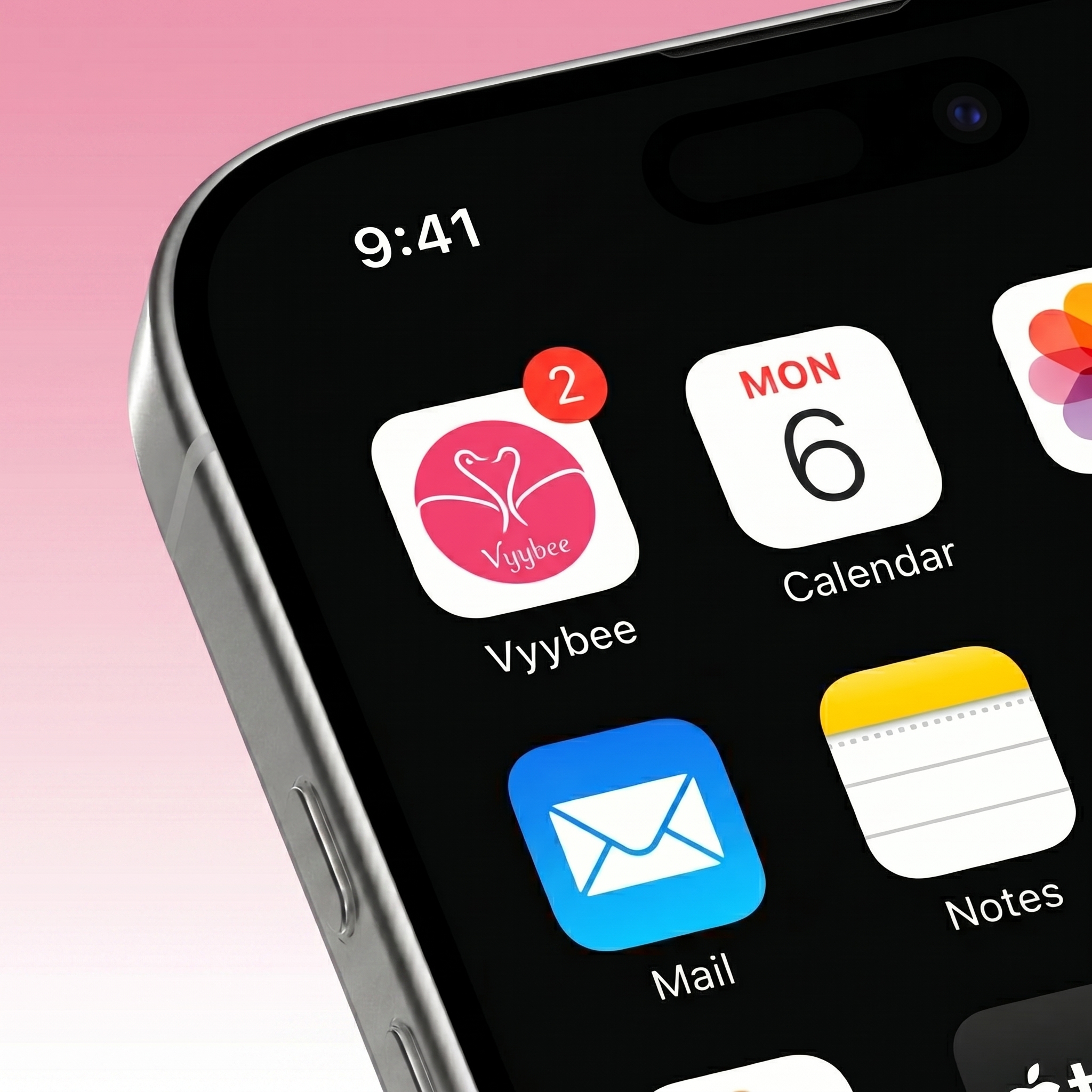 Vyybee dating app screen mockup